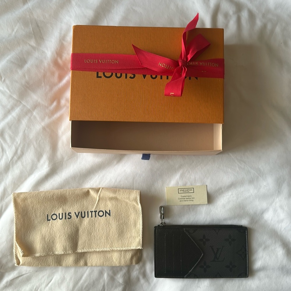 Louis Vuitton Coin Card Holder in Reverse Monogram